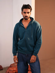 Men’s Oversized Drop-Shoulder Zip Hoodie