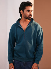 Men’s Oversized Drop-Shoulder Zip Hoodie