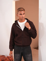 Men’s Oversized Drop-Shoulder Zip Hoodie