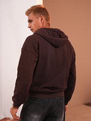 Men’s Oversized Drop-Shoulder Zip Hoodie