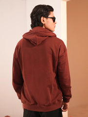 Men’s Oversized Drop-Shoulder Zip Hoodie