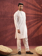 Premium Cotton Panjabi with Contrast Detailing