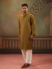Mens Schiffli Embroidered Panjabi