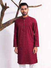 The Royal Maroon Embroidered Panjabi