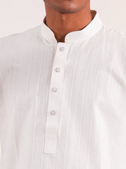 Men's Classic Cotton Embroidered Kurta