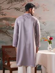 Lavender Mist Premium Embroidered Panjabi