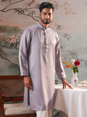 Lavender Mist Premium Embroidered Panjabi