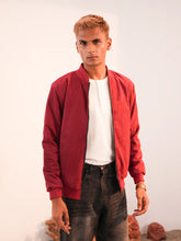 Dual-Mode Reversible Suede Velvet Bomber Jacket