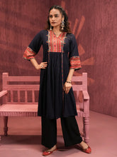 Pleated Ethnic Kurta Top