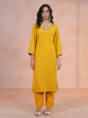 Marigold Aura Zardozi Co-Ord Set