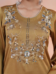 Gilded Olive Zardozi Co-Ord Set