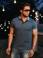 Men's Polo-Micro Check