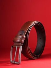 Vanguard Minimalist Plain Leather Dress Belt