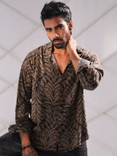 Leaf Weave Jacquard Shirt