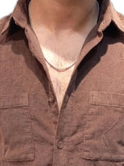 Men’s Classic Corduroy Double Pocket Shirt