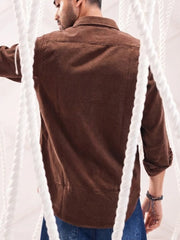 Men’s Classic Corduroy Double Pocket Shirt