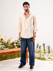 Peach Meadow Artisan Crinkle Shirt