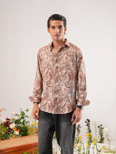 Muted Sand base with Earth-tone Paisley