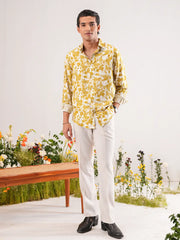 Golden Meadow Floral Shirt