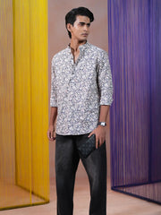 Vintage Indigo Bloom Premium Katua