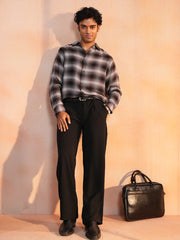 Twilight Ombre Plaid Casual Shirt