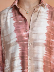 Men's Tie-Dye Casual Shirt