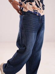 Men’s Indigo Wash Baggy Denim