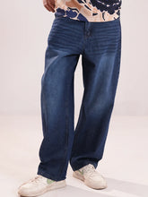 Men’s Indigo Wash Baggy Denim