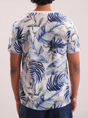 Men’s Tropical Breeze Printed Crew Neck Tee