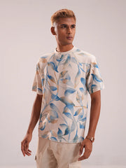 Ocean Breeze Botanical Drop Shoulder Tee