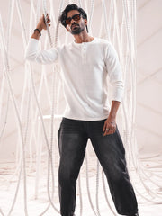 Men’s Textured Long Sleeve Tee