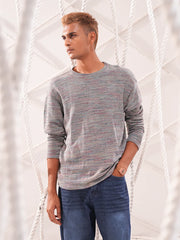 Ocean Mist Mélange Knit Tee