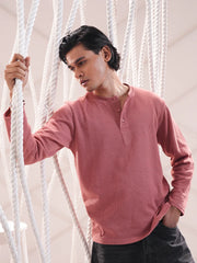 Men’s Textured Long Sleeve Tee