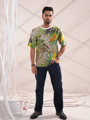 Tropic Heat Drop Shoulder Tee