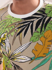 Tropic Heat Drop Shoulder Tee