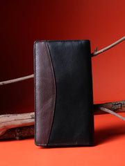 Horizon Dual-Tone Unisex Leather Long Wallet