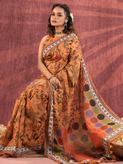 Women’s Digital Printed Half-Silk Saree