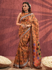 Women’s Digital Printed Half-Silk Saree