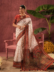 Women’s Digital Printed Half-Silk Saree