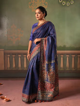 Half Silk Digital Printed Saree