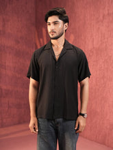 Essential Cuban Shirt – Midnight Black