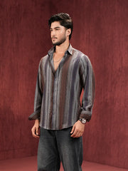 Men's Premium Vintage Striped Casual Shirt