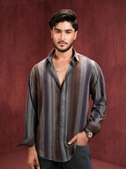 Men's Premium Vintage Striped Casual Shirt