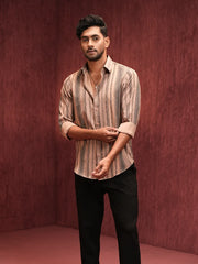 Men's Premium Vintage Striped Casual Shirt