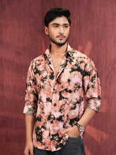 Men's Abstract Printed Casual Shirt