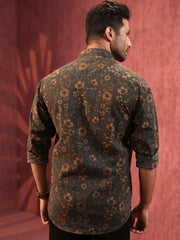 Men’s Floral Casual Shirt