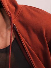 Men’s Oversized Drop-Shoulder Zip Hoodie