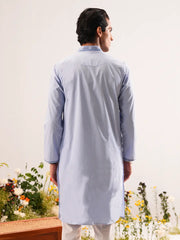 Sky Serenity Tonal Embroidered Panjabi