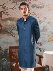 Men's Premium Bamboo Jacquard Embroidered Panjabi