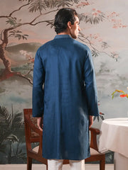 Men's Premium Bamboo Jacquard Embroidered Panjabi